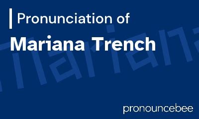 larimar pronunciation|how to pronounce mariana trench.